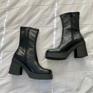 Steve Madden Klayton Black Boots. Women’s size 8.5